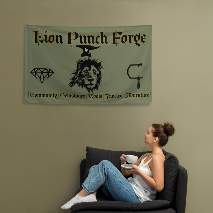 Lion Punch Forge Flag