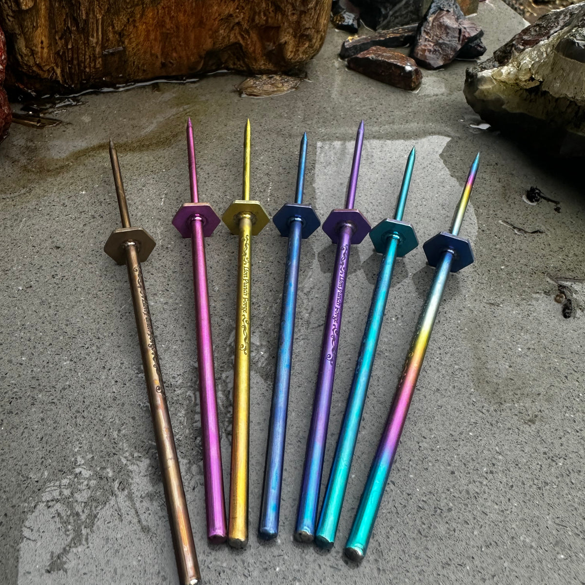 Titanium Soldering Picks — Lion Punch Forge