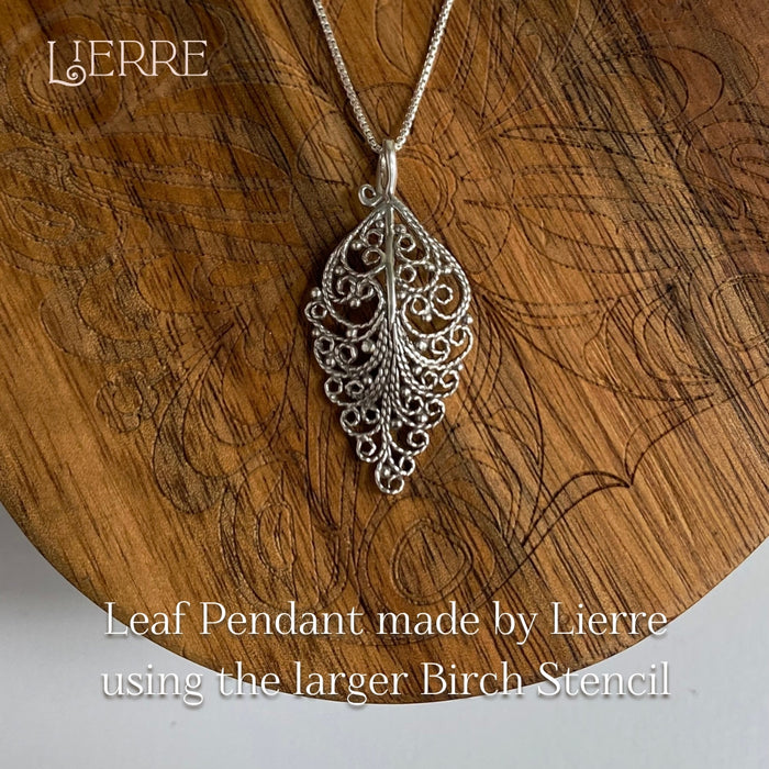 Split Leaf Soldering Stencils — Lion Punch Forge