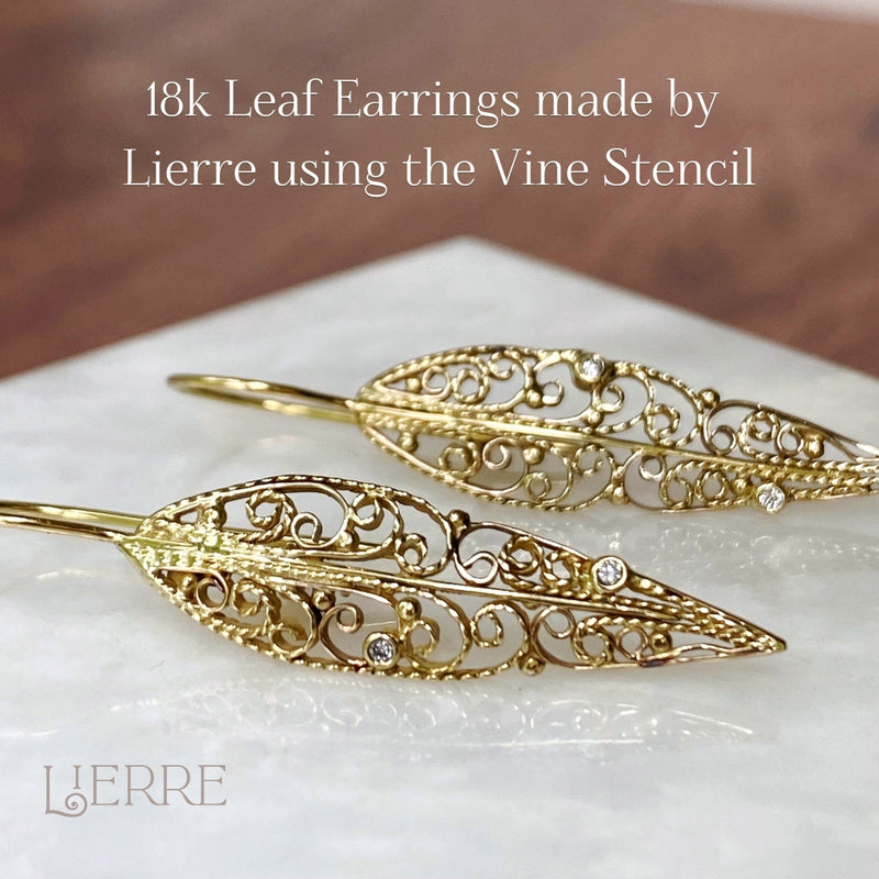 Split Leaf Soldering Stencils