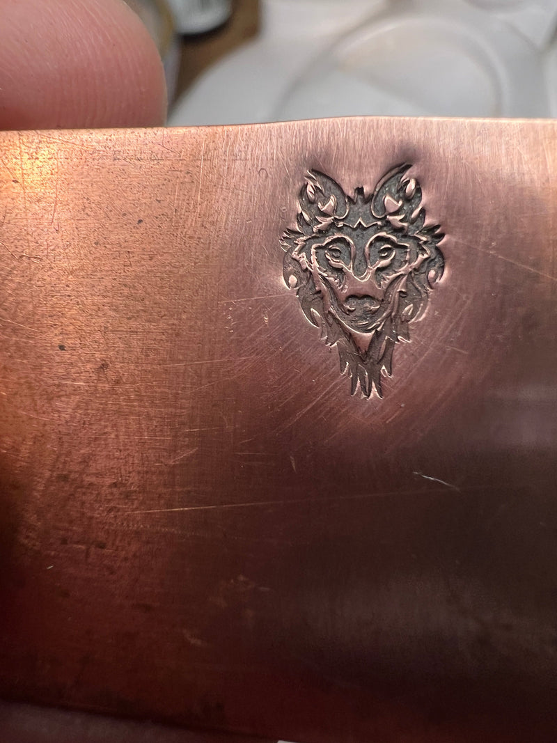 Wolf stamp