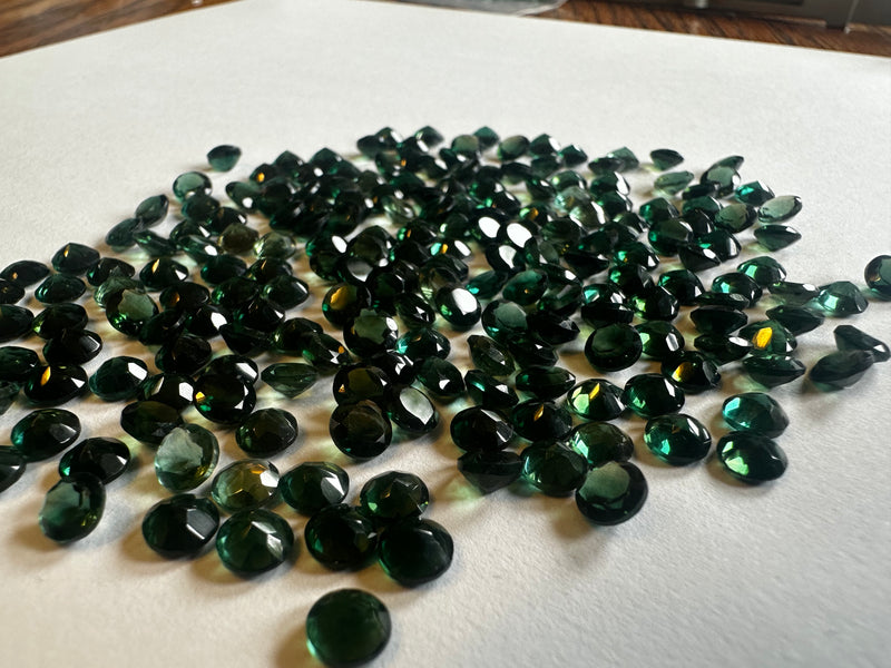 Faceted Prasiolite (multiple sizes)
