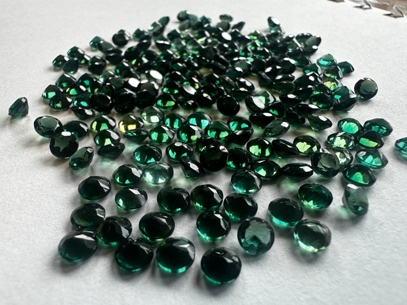 Faceted Prasiolite (multiple sizes)