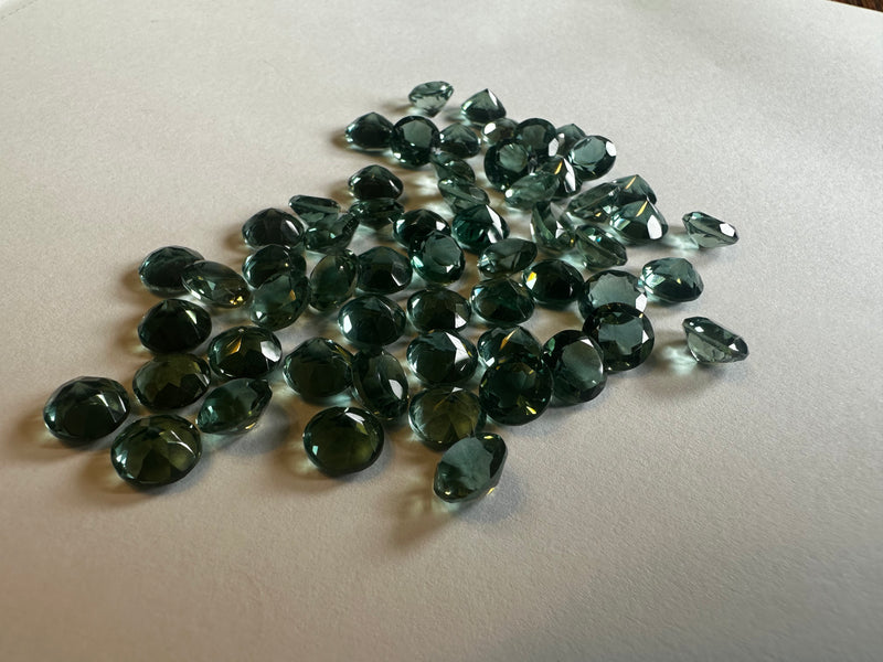Faceted Prasiolite (multiple sizes)