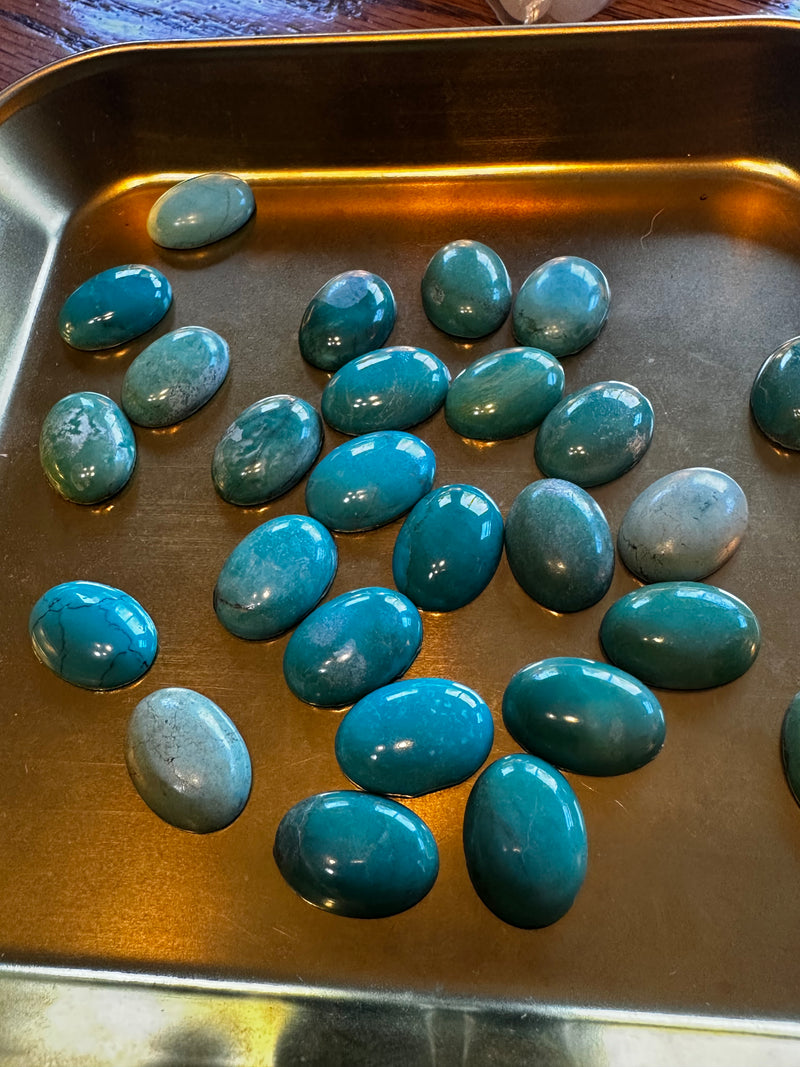 Turquoise Cabochons 13x18 oval