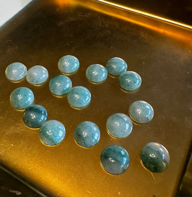 Green Aventurine Cabochons 11mm round