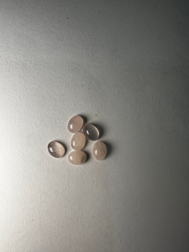 Rose Quartz Cabochons 14x10