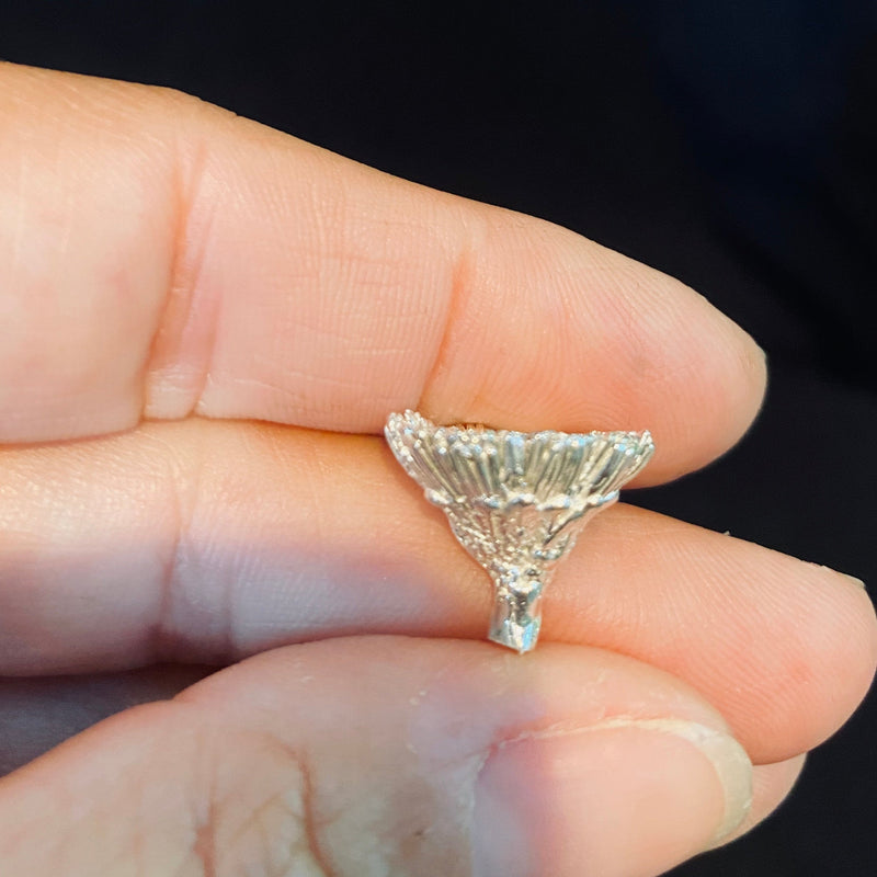 Cast Organic Flower for Jewelry Design