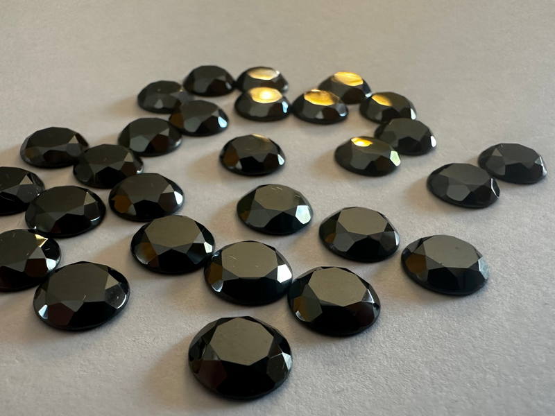 9mm Rosecut Hematite