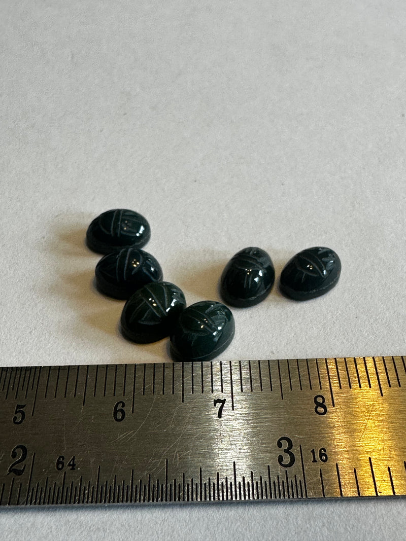 Bloodstone Scarabs 8x5 oval