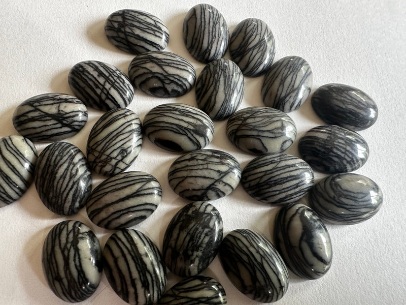 Meshwork Jasper Cabochons (2 sizes)