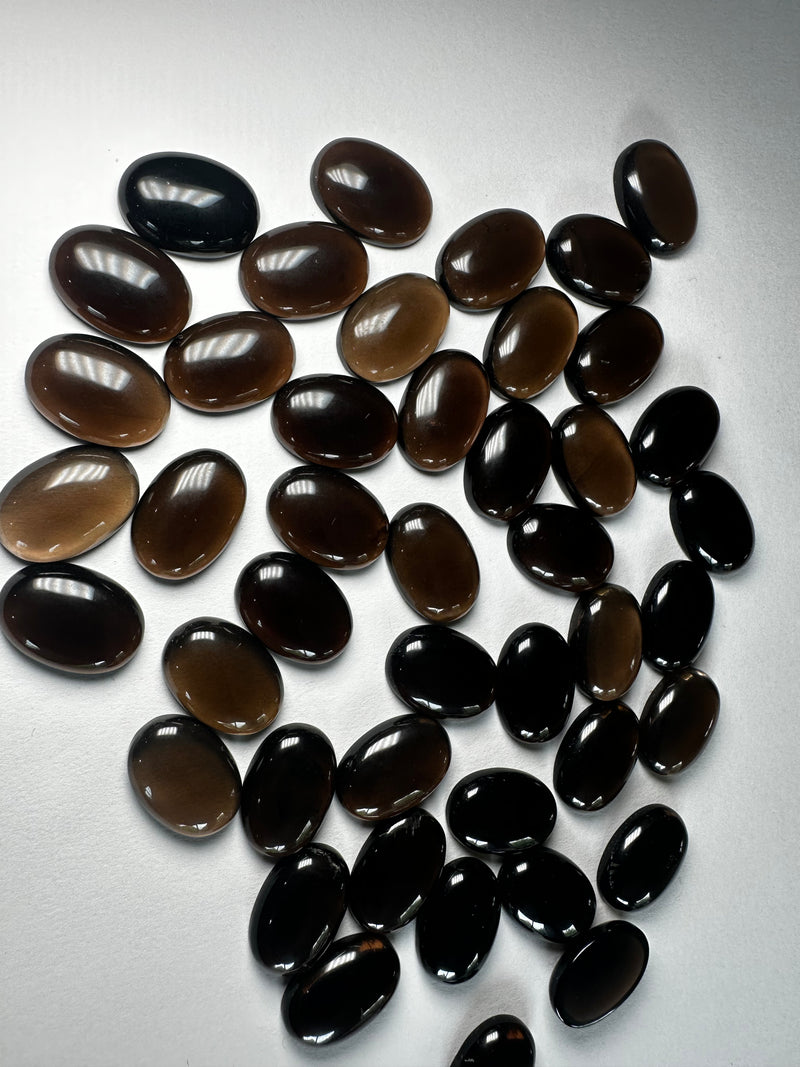 Smokey Quartz Cabochons 12x17 oval