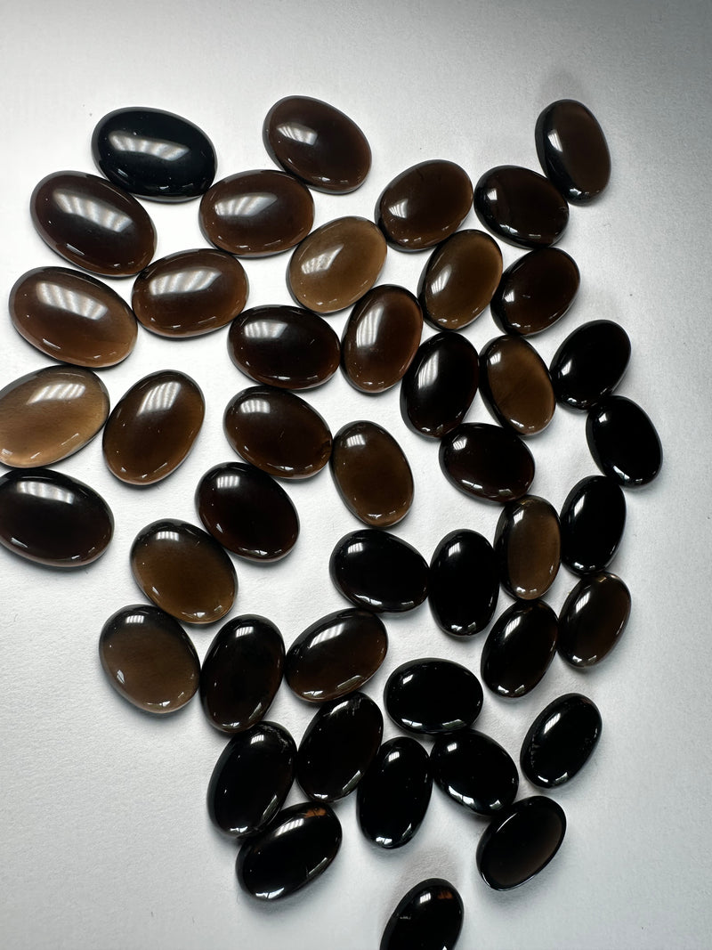 Smokey Quartz Cabochons 12x17 oval