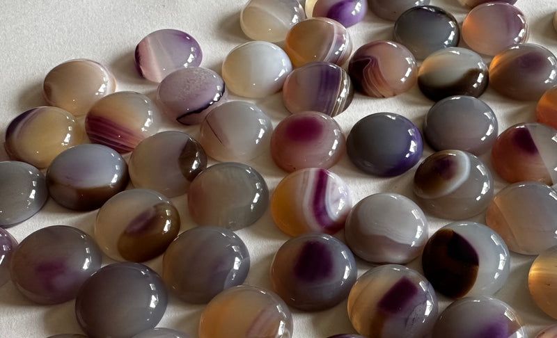 Light Lavender Dyed Chalcedony 16mm