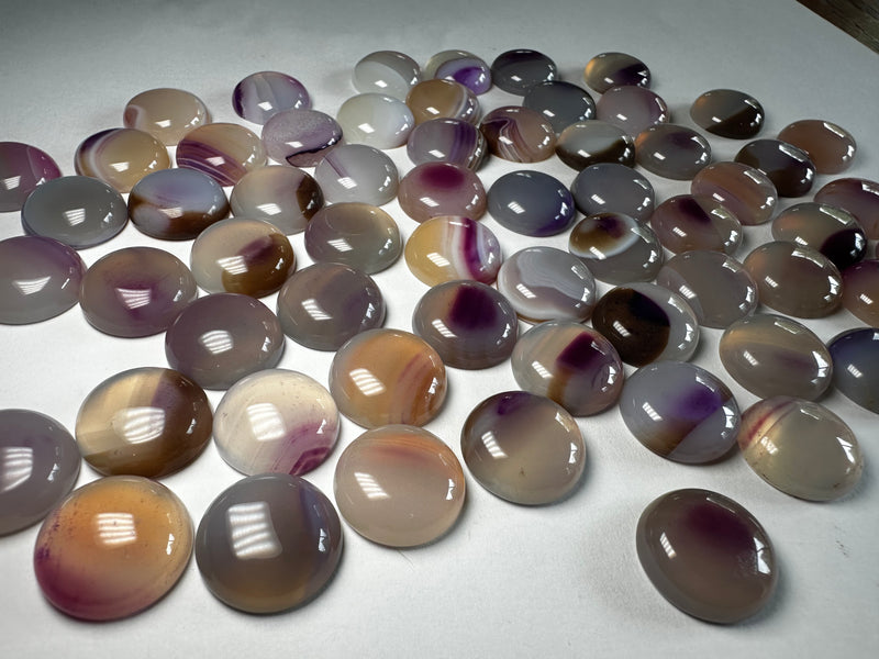 Light Lavender Dyed Chalcedony 16mm