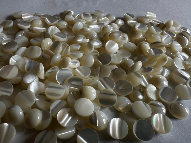 Mother of Pearl Cabochons  10mm round