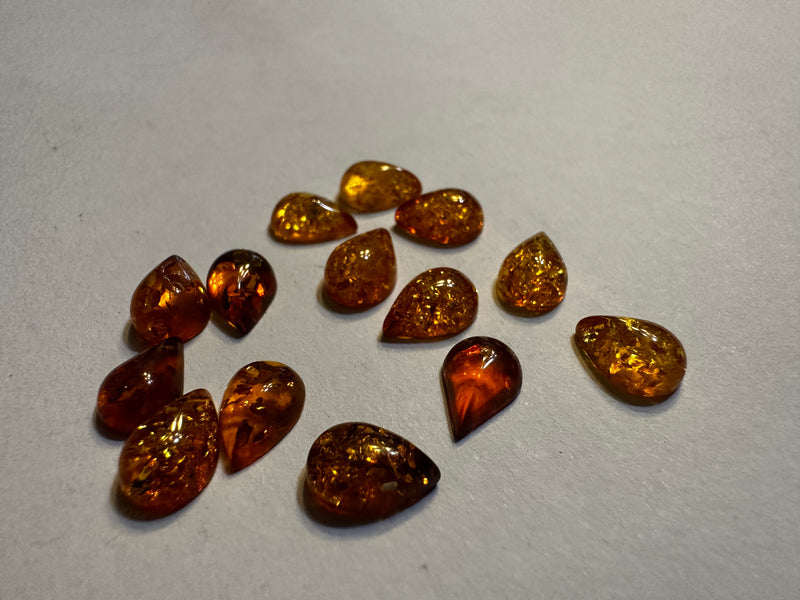Baltic Amber Cabochons (multiple sizes)