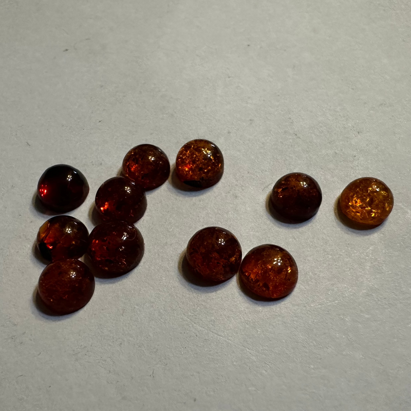 Baltic Amber Cabochons (multiple sizes)