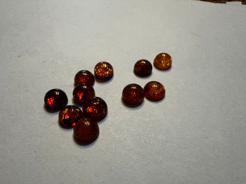 Baltic Amber Cabochons (multiple sizes)