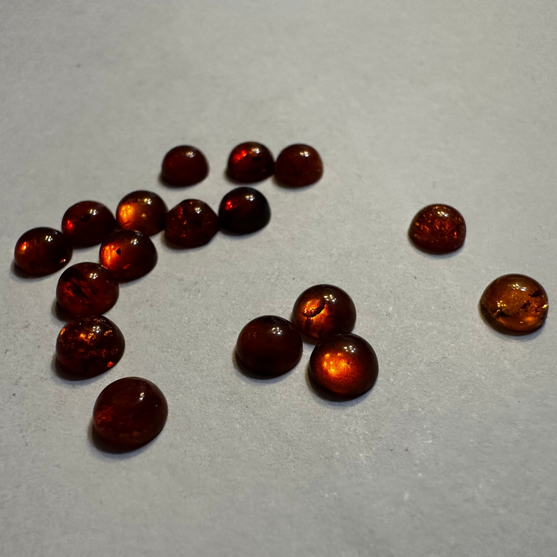 Baltic Amber Cabochons (multiple sizes)