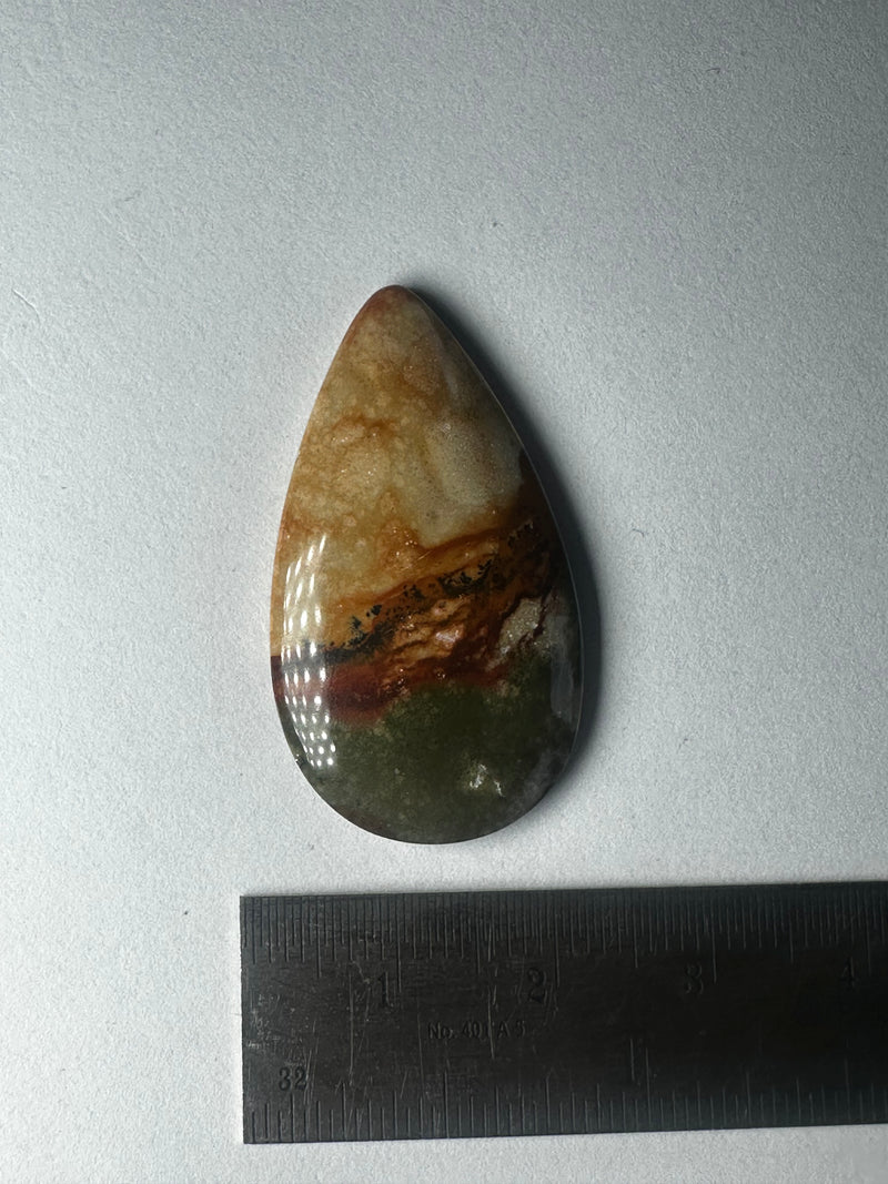 Jasper Pear cabochons (3 sizes)