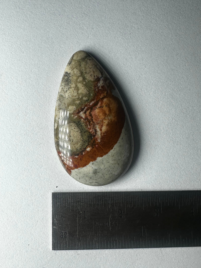 Jasper Pear cabochons (3 sizes)