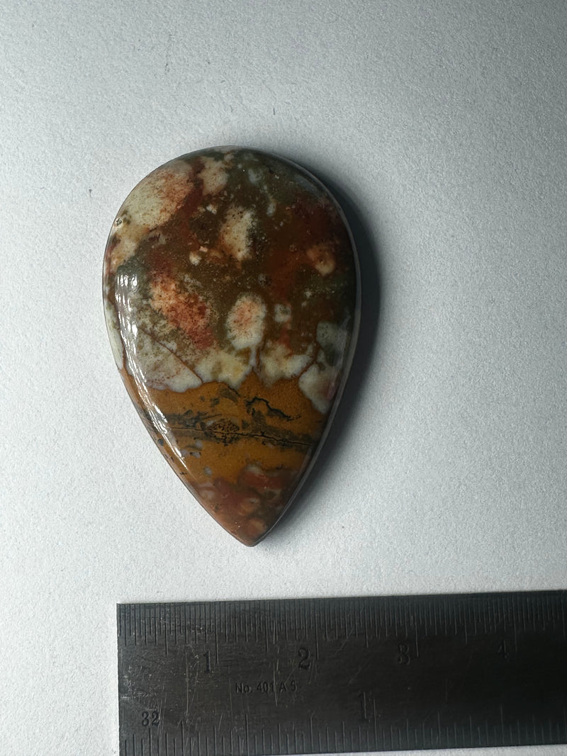 Jasper Pear cabochons (3 sizes)