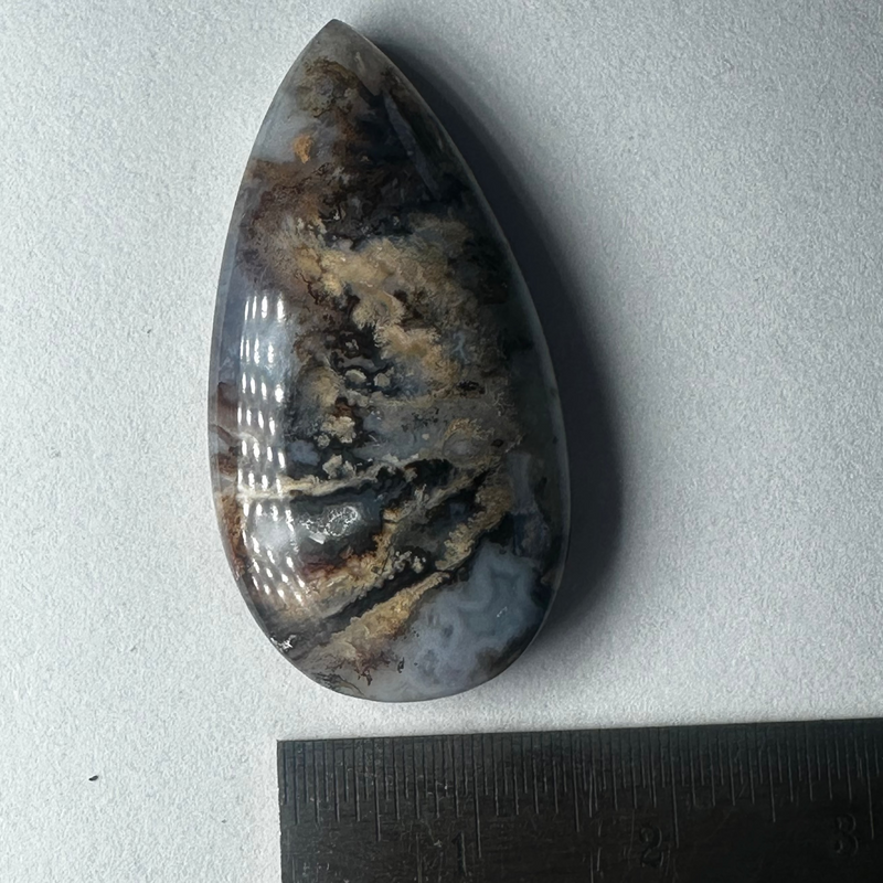 Graveyard Plume Agate