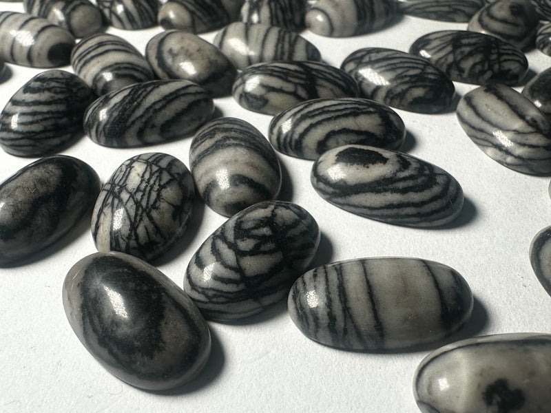 Meshwork Jasper Cabochons (2 sizes)