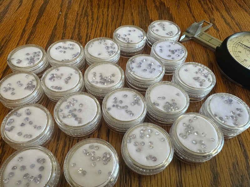 Faceted Tanzanite Lots 2mm -2.5mm rounds