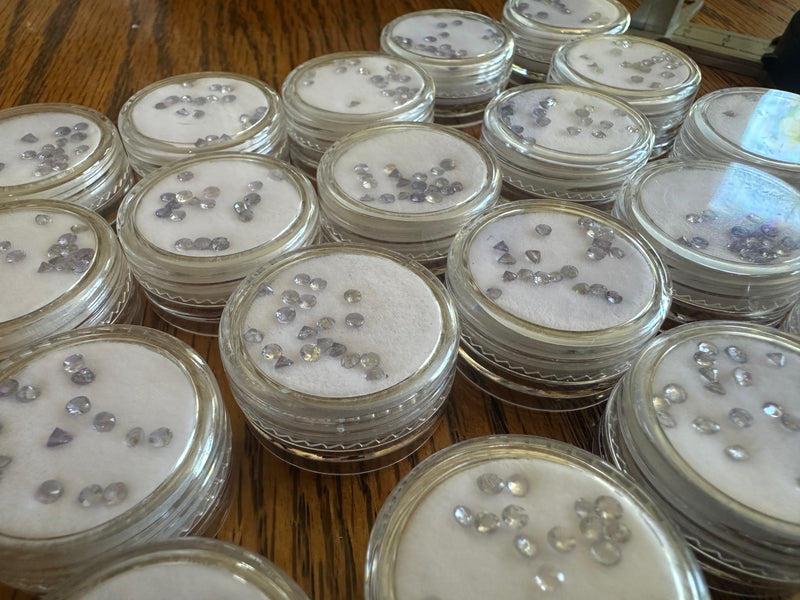 Faceted Tanzanite Lots 2mm -2.5mm rounds