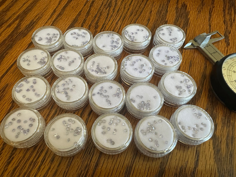 Faceted Tanzanite Lots 2mm -2.5mm rounds