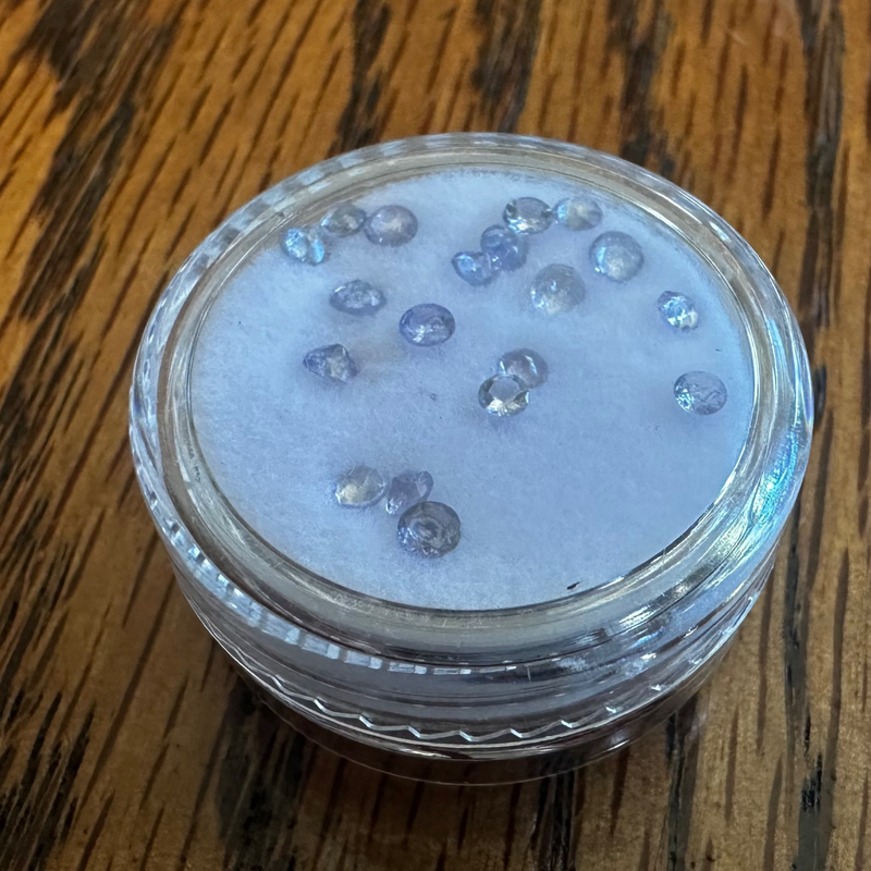 Faceted Tanzanite Lots 2mm -2.5mm rounds