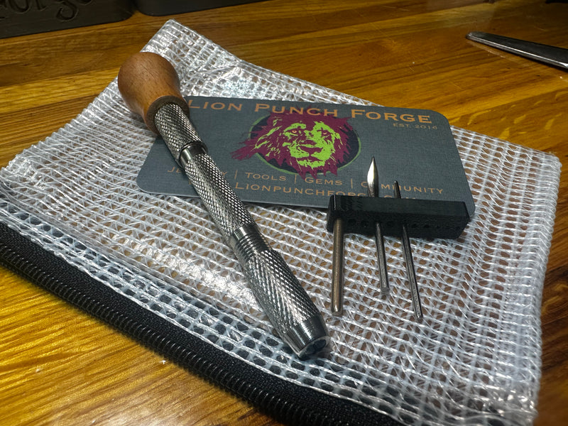 Pin Vice with Micro Burnisher kit