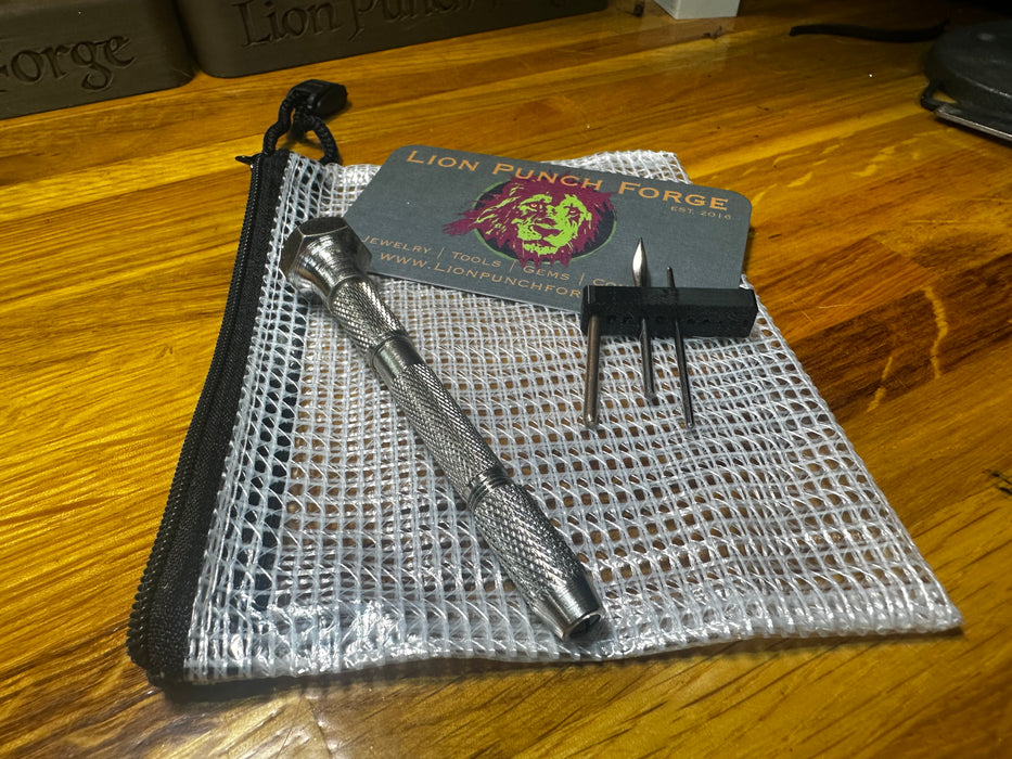 Pin Vice with Micro Burnisher kit