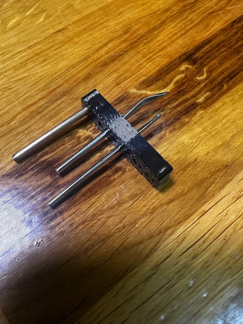 Pin Vice with Micro Burnisher kit