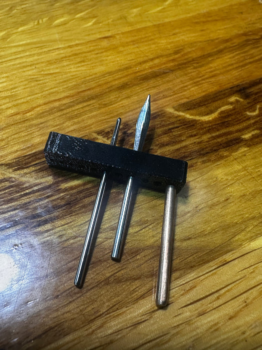 Pin Vice with Micro Burnisher kit