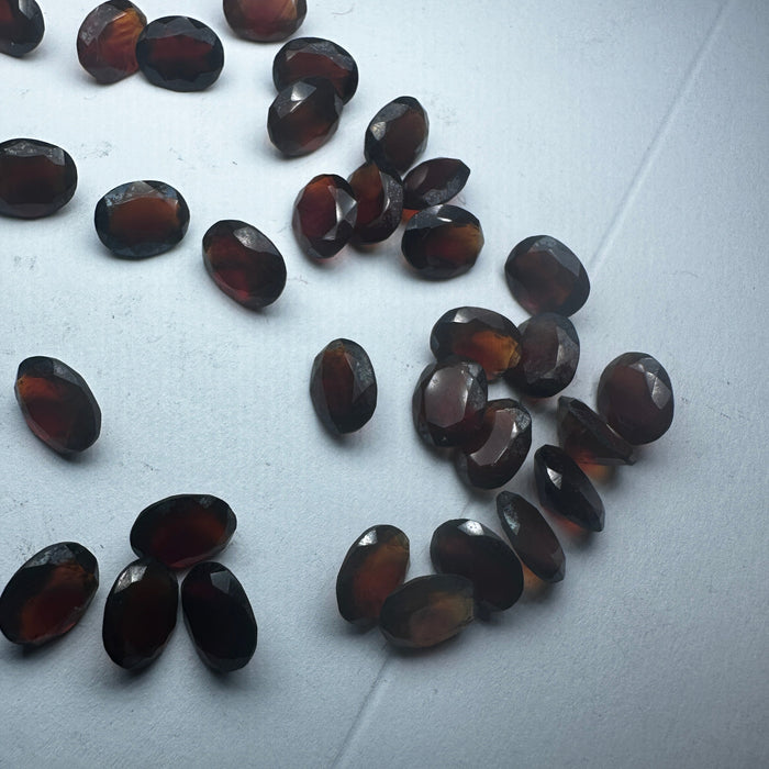 Faceted Carnelian 8x6 ovals