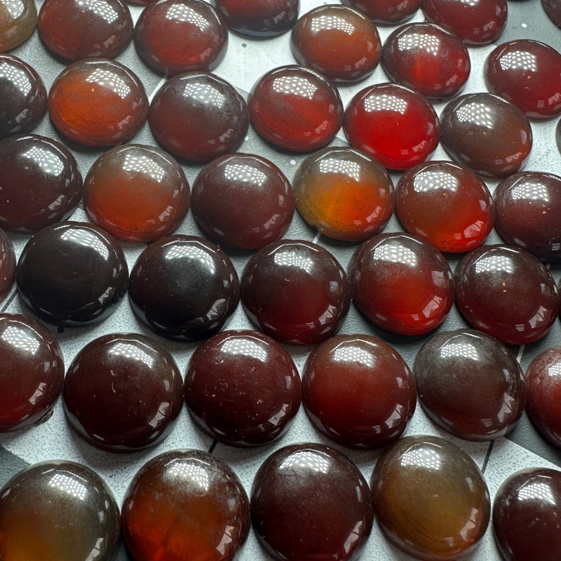 Carnelian Cabochons 12mm round