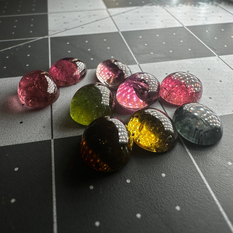 Tourmaline Cabochons 12x10 Oval
