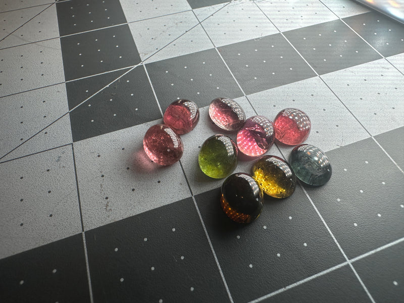 Tourmaline Cabochons 12x10 Oval