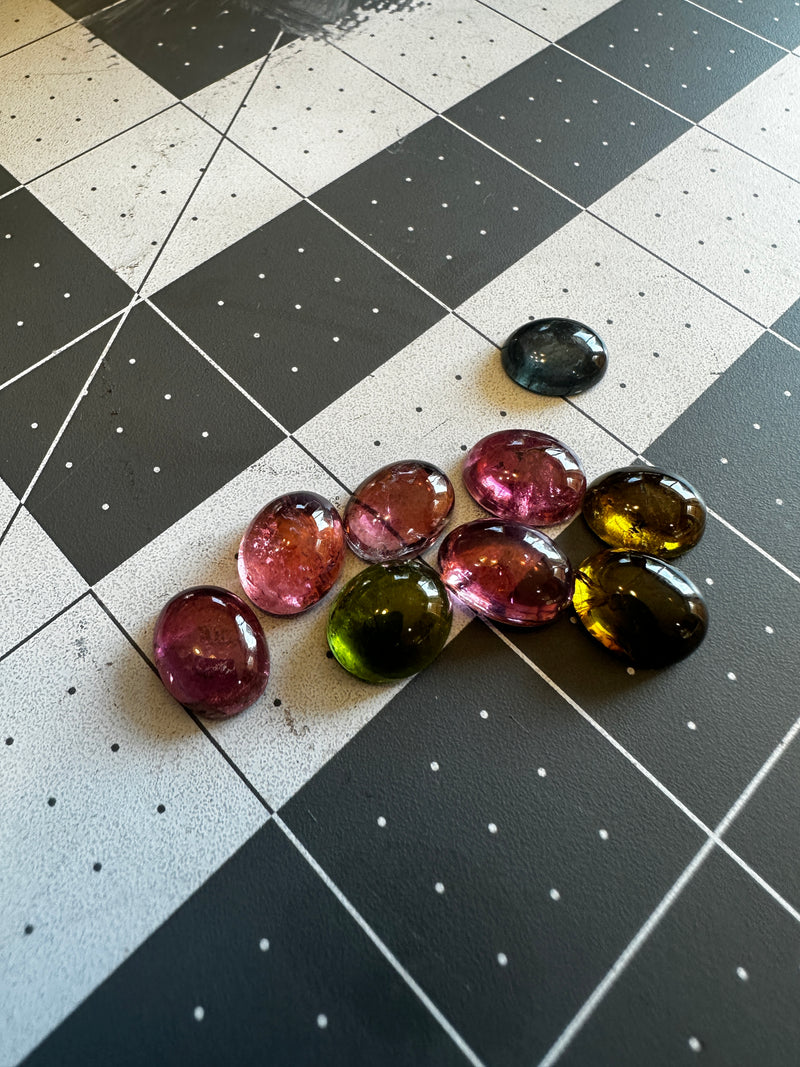 Tourmaline Cabochons 12x10 Oval