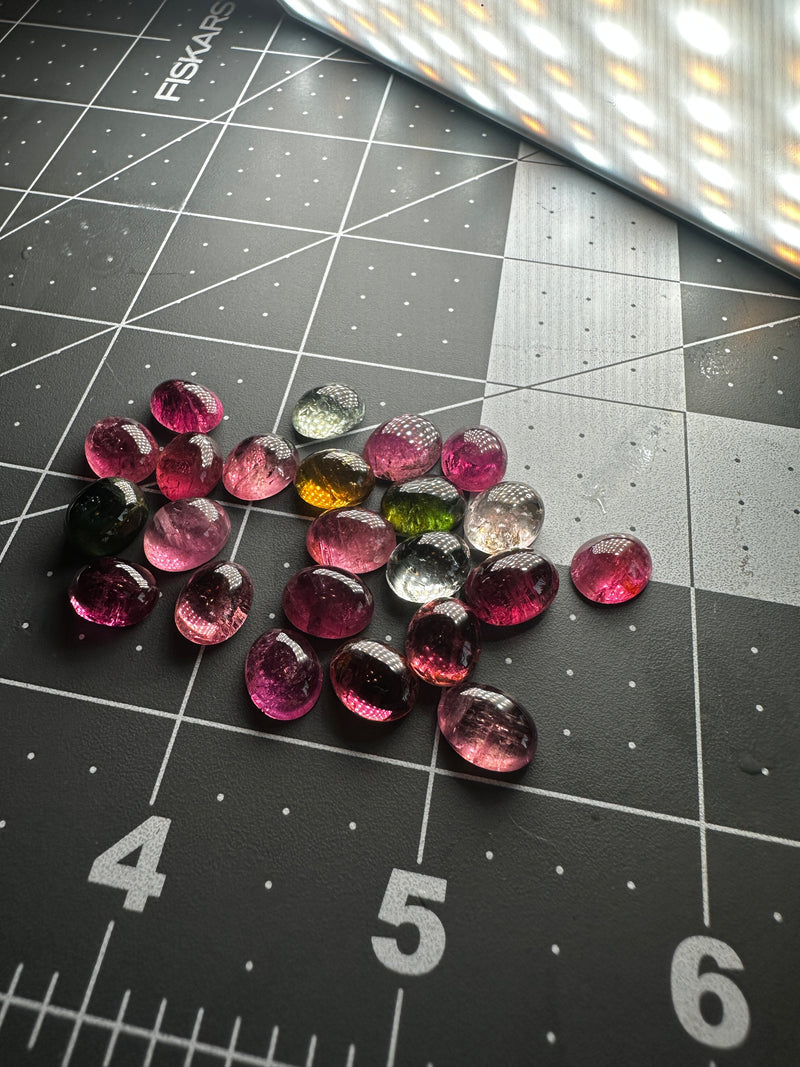 Tourmaline Cabochons 10x8 Oval