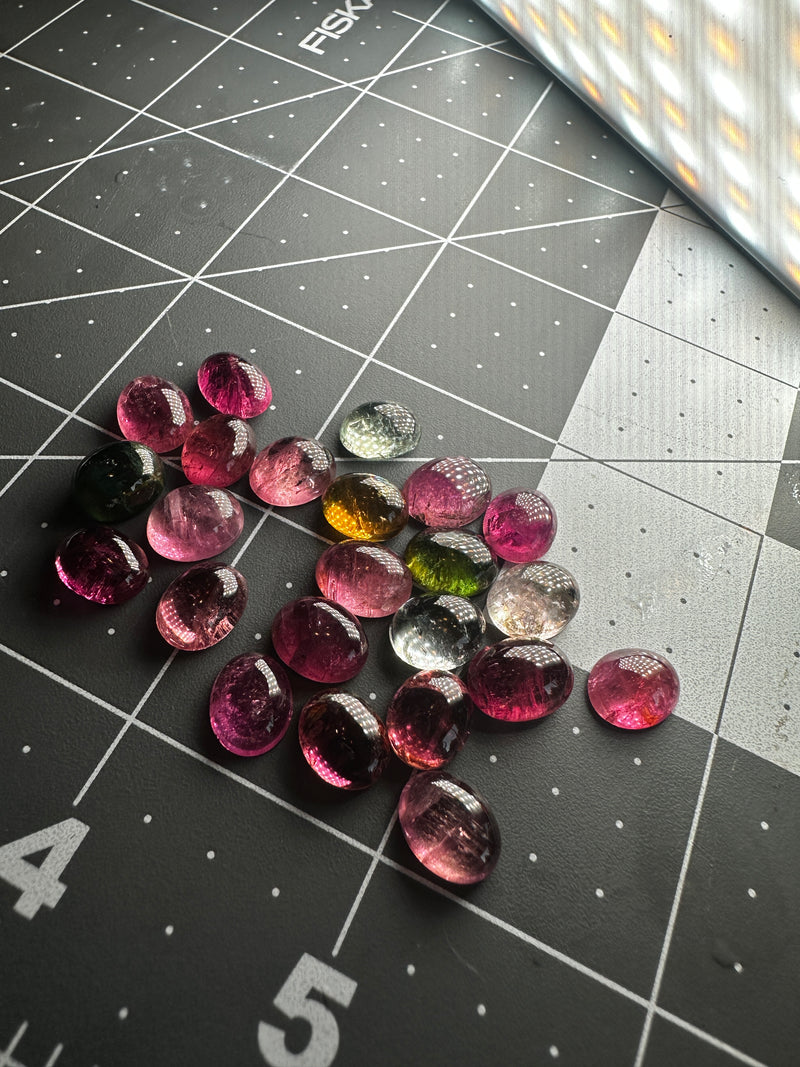 Tourmaline Cabochons 10x8 Oval