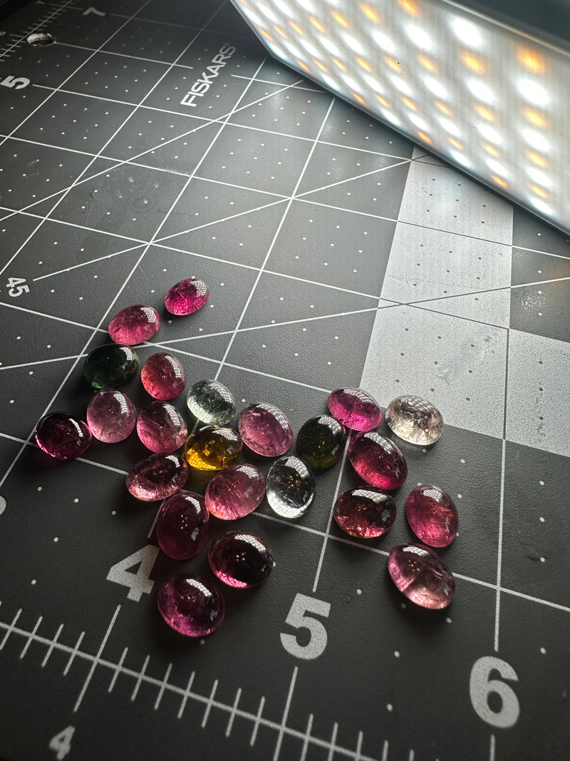 Tourmaline Cabochons 10x8 Oval