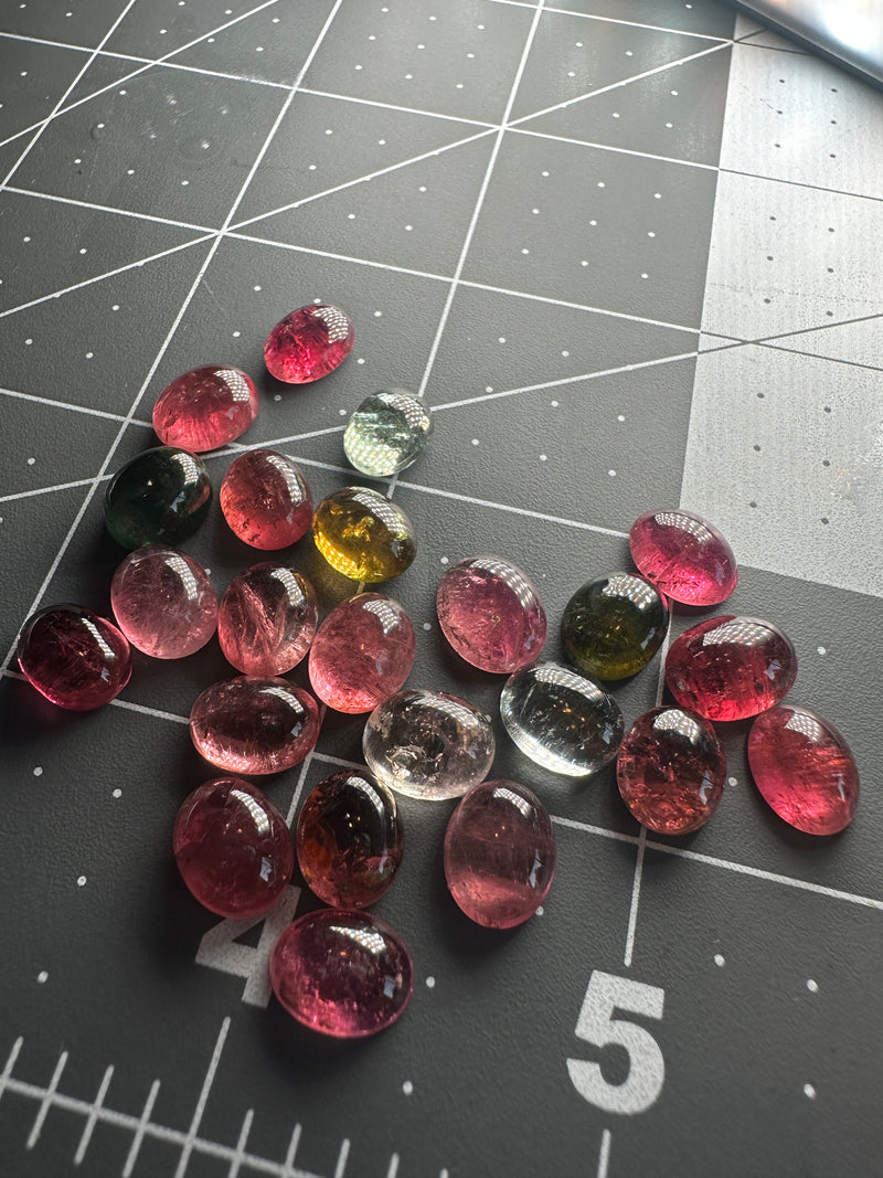Tourmaline Cabochons 10x8 Oval