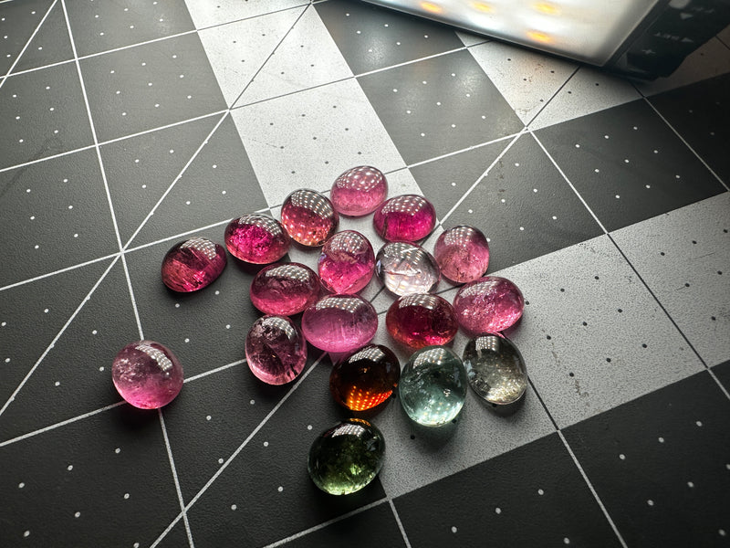 Tourmaline Cabochons 11x9 Oval
