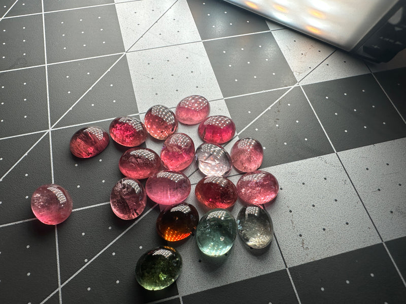 Tourmaline Cabochons 11x9 Oval