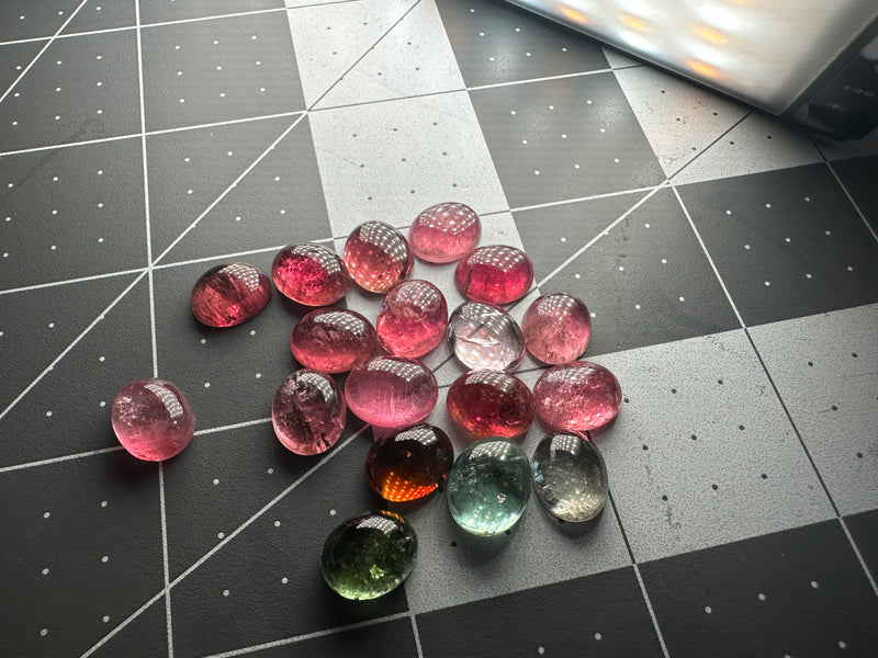 Tourmaline Cabochons 11x9 Oval