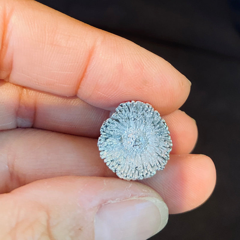 Cast Organic Flower for Jewelry Design